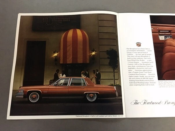 1977 Cadillac Fleetwood Line BIG size Sales Brochure Catalog - DeVille Limousine - Изображение 4 из 4