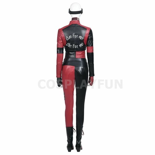 The Suicide Squad Harley Quinn Costume Cosplay Suit Holloween Outfit Handmade - Picture 4 of 10