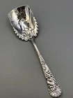 Vintage sterling silver Bon Bon, Nut or Candy Scoop 6 1/8"