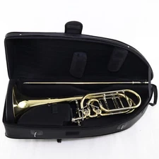 S.E. Shires Model STBQ36YR Q-Series Bass Trombone Dual Rotary Valves BRAND NEW