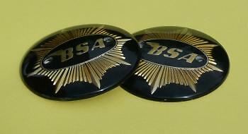 Tank Badges, BSA Gold Star, Black, 65-8228 - Picture 3 of 6