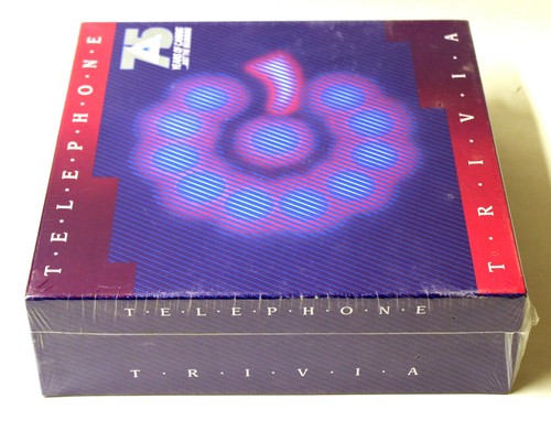 Gioco da tavolo vintage 1986 Telephone Trivia sigillato in fabbrica - Foto 4 di 8