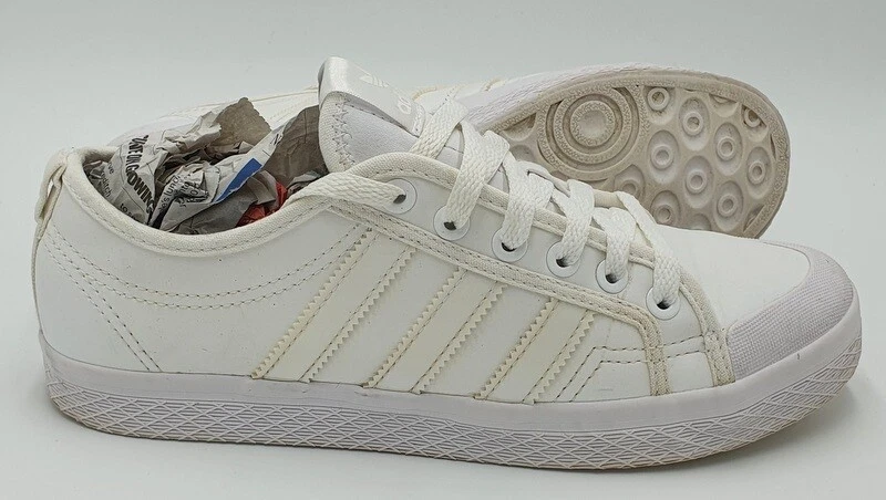 Republikanske parti lounge Rindende Adidas Originals Honey Low Leather Trainers BB0890 Triple White  UK6/US7.5/EU39 | eBay