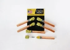 C&D Copper Tube Access Valve 3/8" CD8406 Package of 6