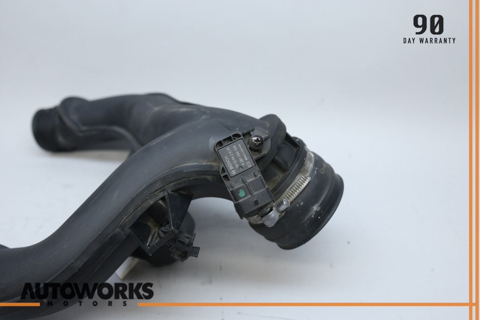14-17 Maserati Ghibli M157 Air Inlet Intake Duct Tube Hose w/ Sensor OEM