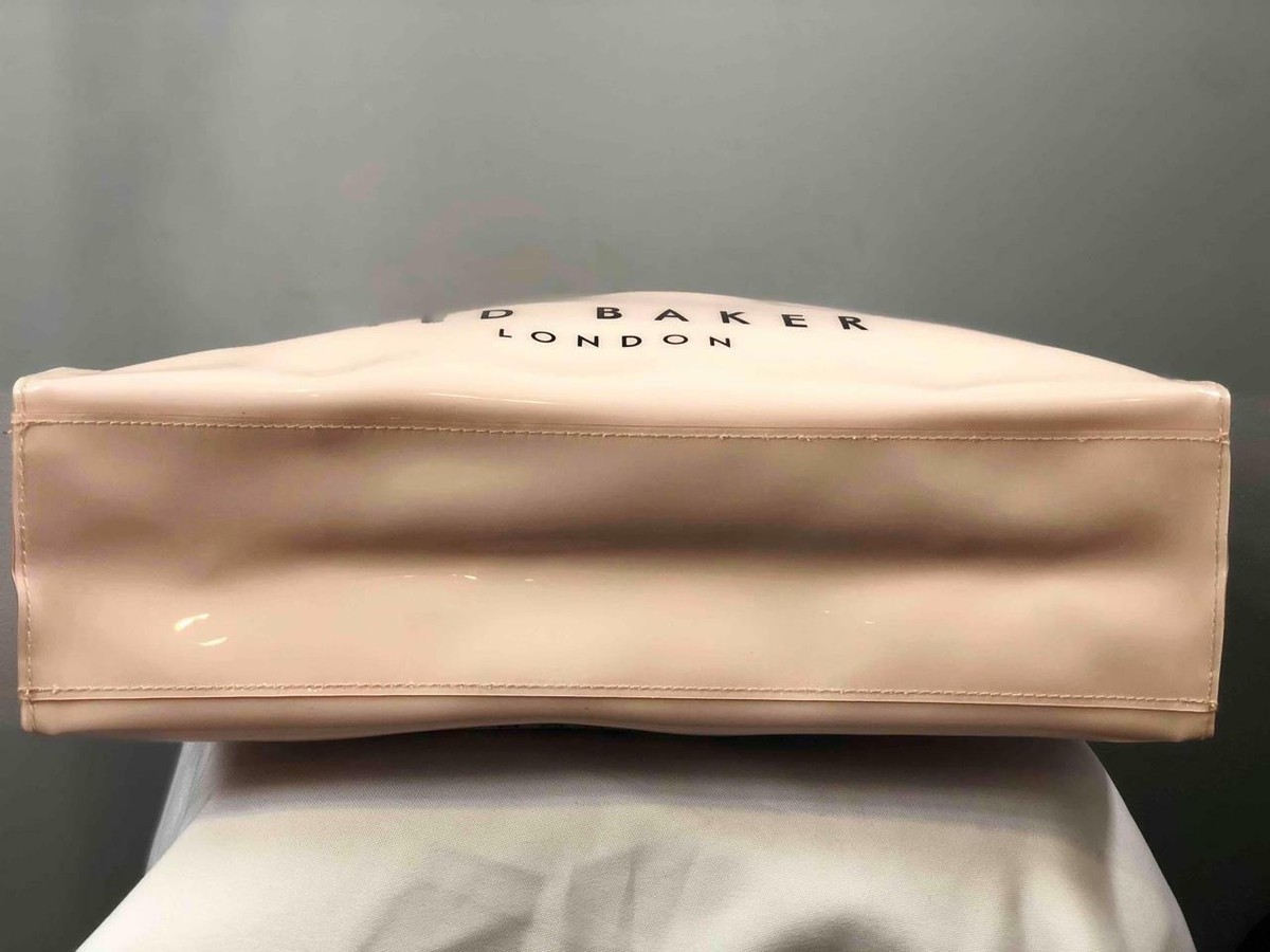TED BAKER Bow Detail Large Icon PVC Hard Tote Bag in Pink | eBay