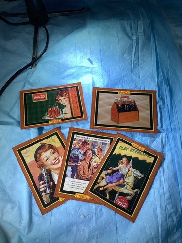 Coca-Cola Collection Series 4 303 313 348 354 357 Collect-a-Card 1995 - Picture 2 of 2