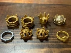 Vintage playmobil lot of 8 medieval royal crowns king queen castle