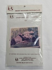 Vtg Smoky Mountain Distributors Counted Cross Stitch Cades Cove Discontinued