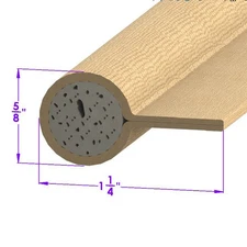 Tan, Cloth-Covered Sponge Windlace; LP 57-C