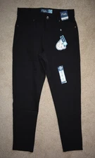 New Mens Mister Tech Wear Pants 30 X 30 Black Slim Fit Stretch Golf Mr Swim