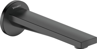 Duravit Tulum Wanneneinlauf, Ausladung 171mm, TU5240010046, Farbe: Schwarz Matt
