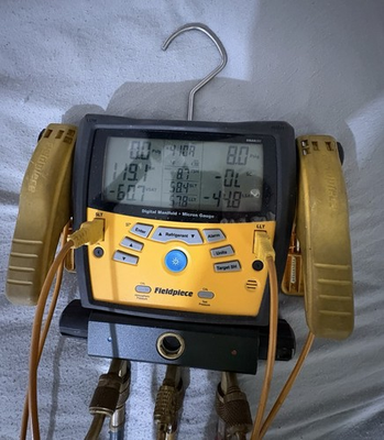 #ad #ad Fieldpiece SMAN360 Digital Manifold Micron Gauge w Hoses amp; Clamp Probe $180.00