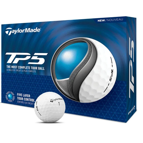 TAYLORMADE TP5 Golfbälle in weiß 12 Ball Pack NEU