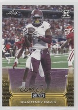 2020 Leaf Draft Gold Quartney Davis #52 fm0