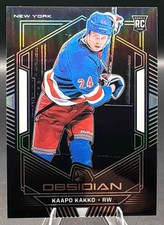 2019-20 Panini Obsidian Kaapo Kakko #O-KK 25/199 RC Rangers
