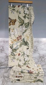 Waverly Williamsburg Scalloped Valances Garden Room Magnolia / Set Of 5