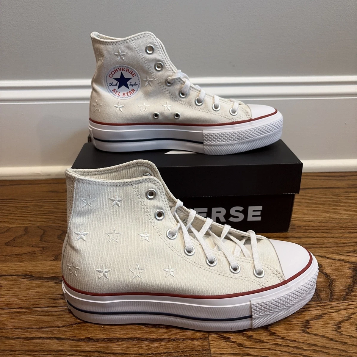 Converse Chuck Taylor All Star Lift Platform Archive Stars W for