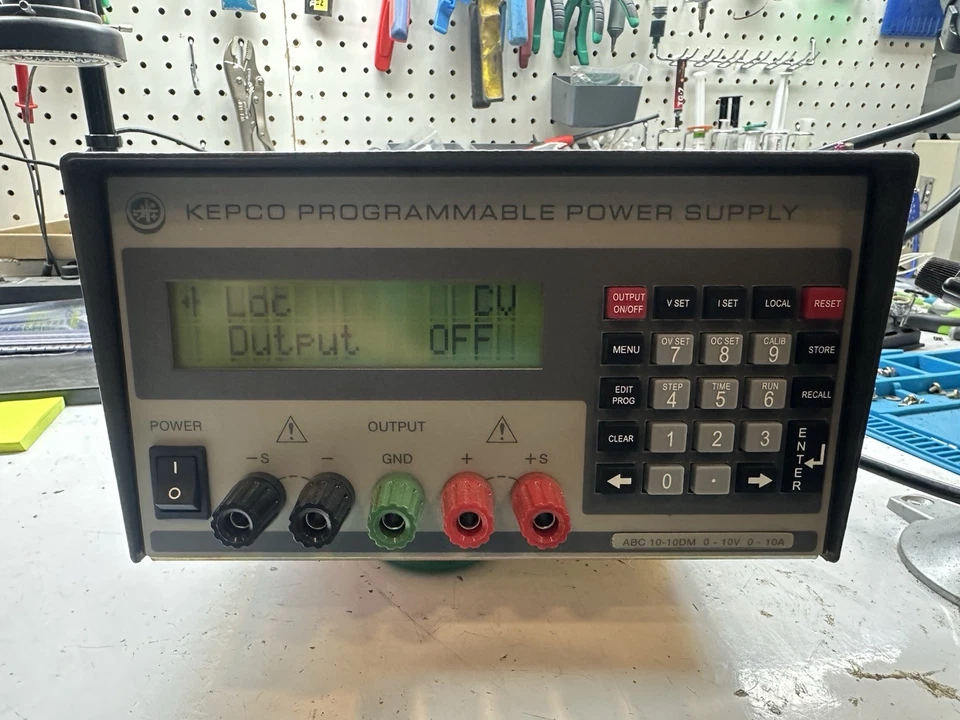 KEPCO ABC 10-10DM PROGRAMMABLE POWER SUPPLY 0-10V, 0-10A, GPIB - Image 2 of 4