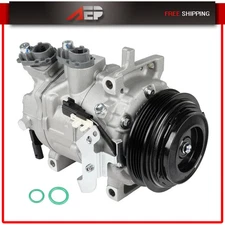 A/C AC Compressor with 4-Groove Pulley for Ford F-150 5.0L 2018-2025