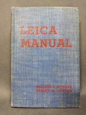 Leica Manual By W. Morgan  H. Lester 1938 3rd Edition Hardcover
