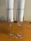 Walt Disney Art Classics Steamboat Willie Silver Rim Champagne Flutes Vintage — photo 3