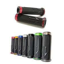 Black Motorcycle 7/8" Hand Grips Handle BAR Gel for Yamaha YZF 600 R1 R1M Red