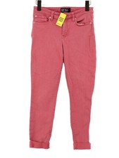 Gap Women's Jeans W 26 in Pink Cotton with Elastane Straight