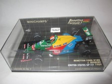 PMA Minichamps 1/43 Benetton B188 1989 America GP 5th place No.20 J. Herbert Ca