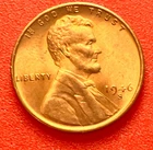 1946-S Lincoln Wheat Cent Penny GEM RED BU From an Original Bank Roll