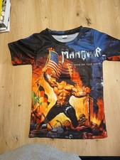 Manowar -Warriors Of The World - T-Shirt, beidseitig bedruckt, Größe  100 Kinder