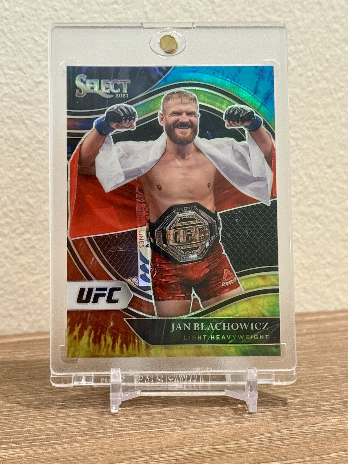 JAN BLACHOWICZ 2021 SELECT UFC OCTAGONSIDE TIE-DYE PRIZM /25 SSP