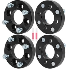 4PCS 1" 4x100 to 4x4.5 Wheel Adapters 12x1.5 Lug Centric for Chevy & Honda