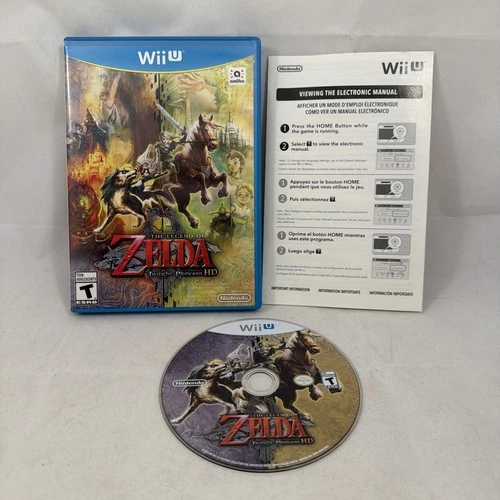 The Legend of Zelda Twilight Princess HD Nintendo Wii U Digital Manual CIB