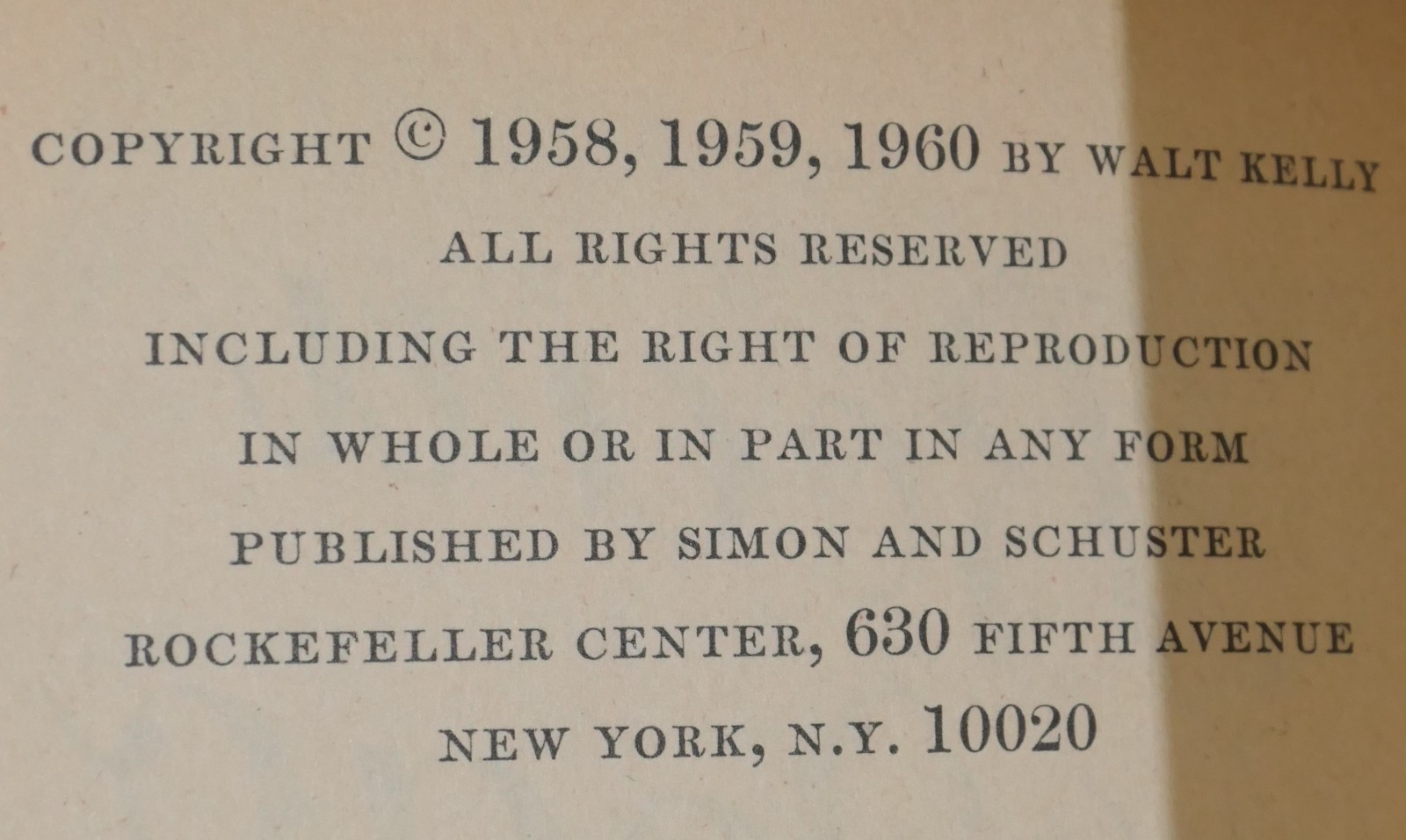 Pogo Beau Pogo by Walt Kelly, 1960 1st printing Churchy Howland Albert