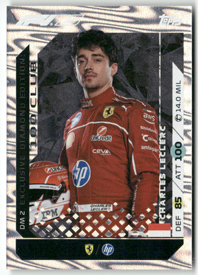 Topps F1 Turbo Attax 2025 Formel 1 DM 2 Charles Leclerc Exclusive Diamond