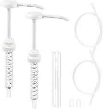 2 Pack 5 Gallon Pump Dispenser for Large Gallon Bucket with Extended Tube