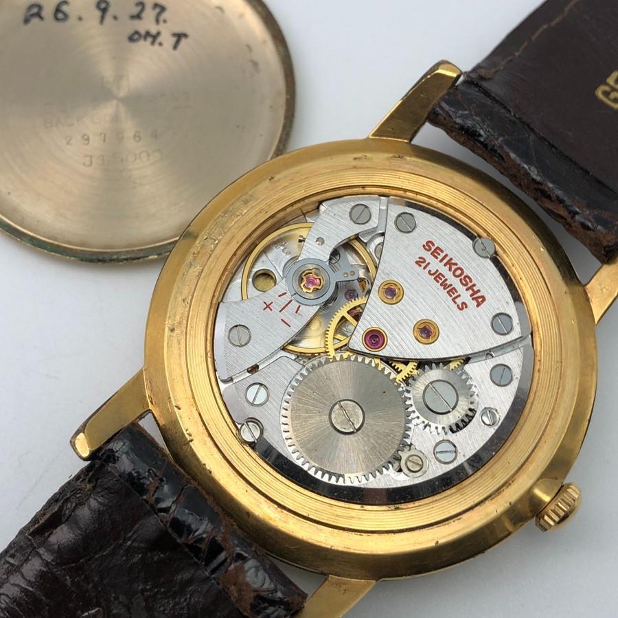 【used】 hg SEIKO Cronos 腕時計 Seiko x Cronos Watch Analog Manual Winding Silver Black 36.3