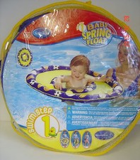 Swim Ways Baby SPRING Float Step 1 Blue YELLOW 9 - 24 Months 30" Wide 34" Long