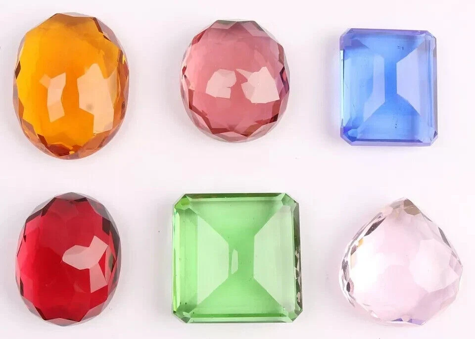 Topaz, Amethyst, Citrine & Alexandrite Gemstone Mix Color & Cut Gemstones Lots - Image 4 of 4