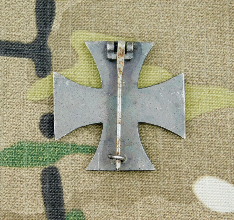 2344 WK1 DEUTSCHLAND EISERNES KREUZ ABZEICHEN 1.KLASSE EK 1870 EISERNES KREUZ - Bild 2 von 2