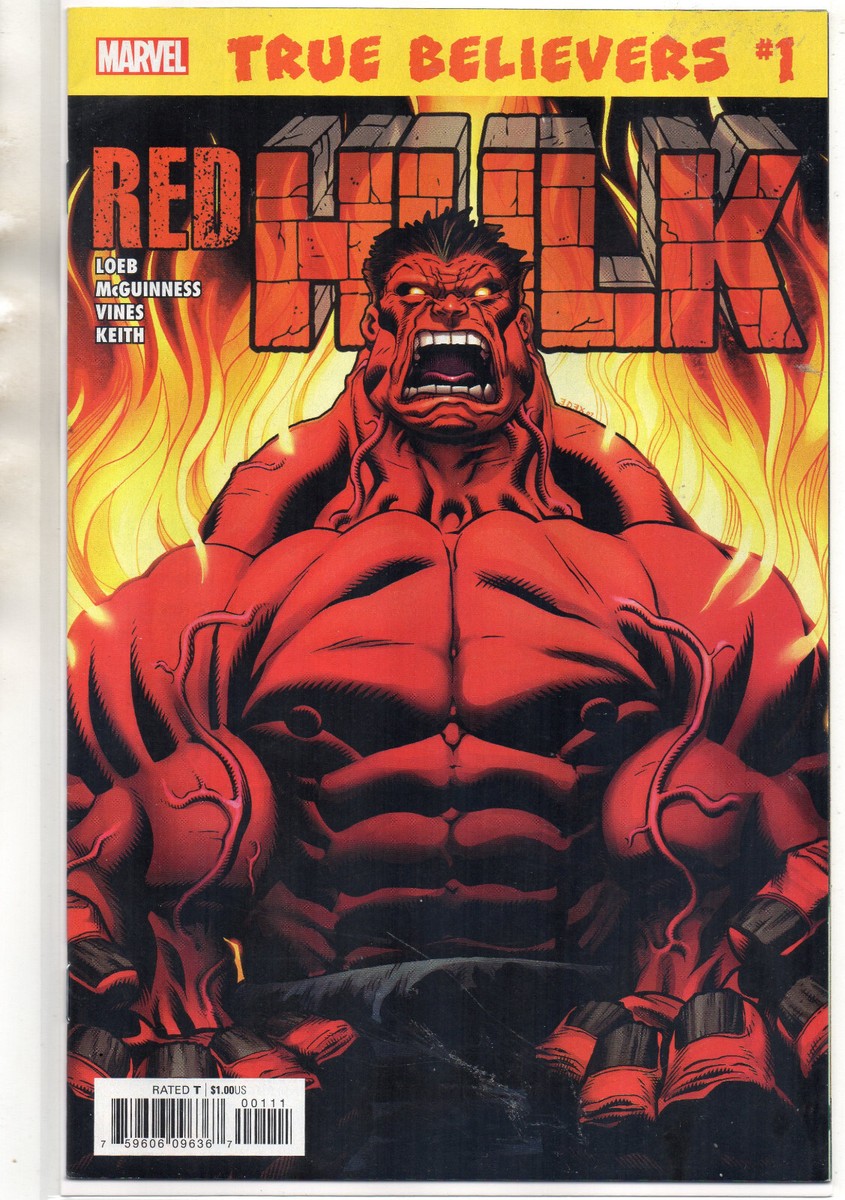 ハルク　激レア　red hulk 1st app Marvel アメコミ RED HULK #1 HULK #1 Marvel's Greatest Comics McGuinness Reprints