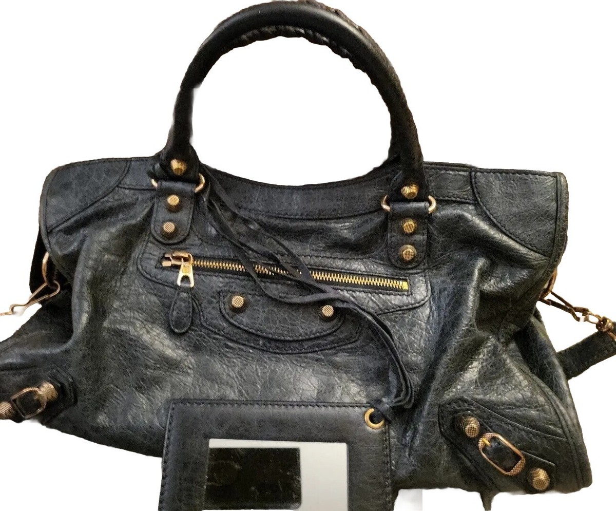 Balenciaga Classic City Motorcycle Black MINI Bag | eBay