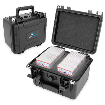 CASEMATIX Graded Card Storage Box for BGS, PSA Cards & Top Loader Card Case