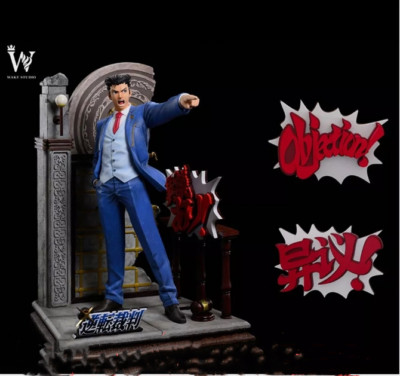 Wake Studio Ace Attorney Phoenix Wright Statue Pre-order 1/4 Scale H:49cm Hot