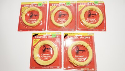 Ligne De Pêche à La Mouche Flottante Scientific Anglers Concept - WF-7-F - Jaune - 57ft/17m - Neuf