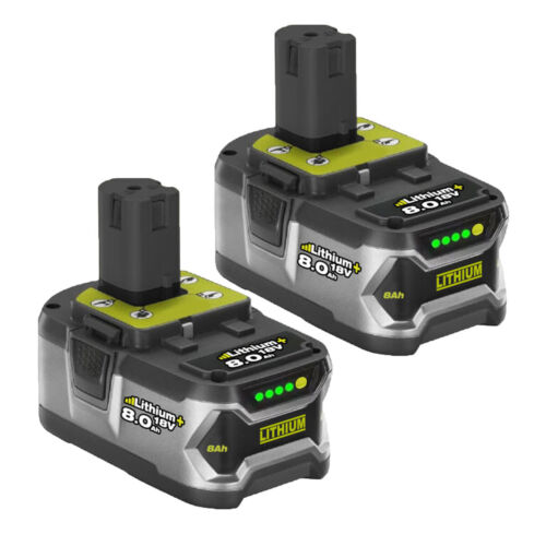 Für Ryobi P108 Akku 18V 8,0Ah 12Ah Lithium One Plus RB18L50 Batterie / Ladegerät - Afbeelding 20 van 38