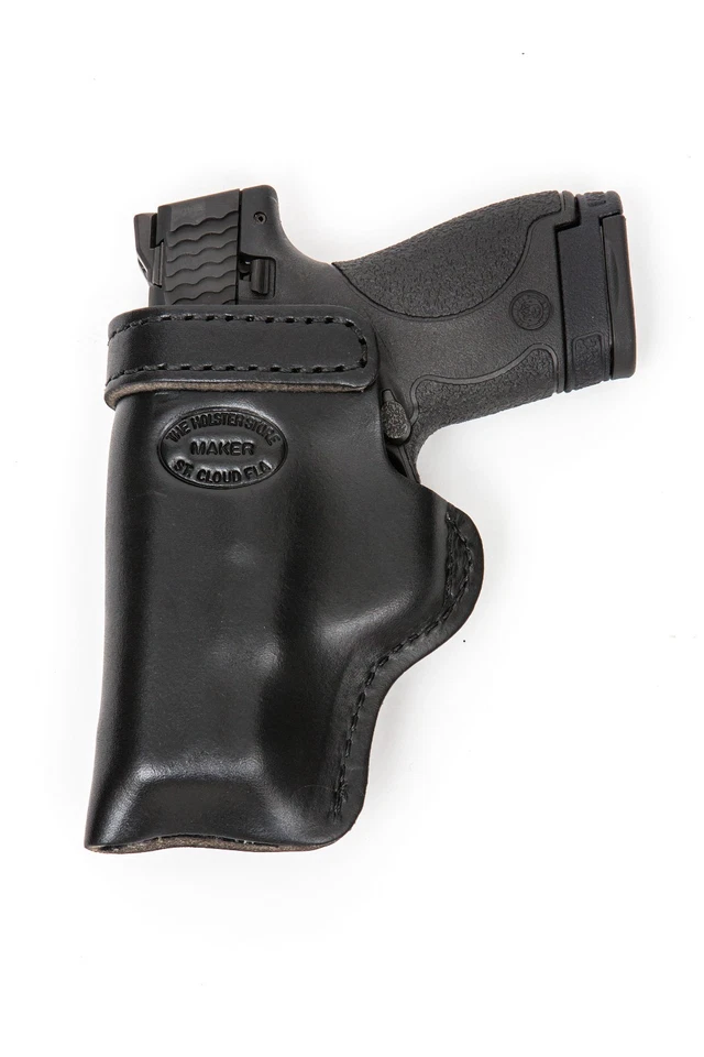 HD Concealed RH LH OWB IWB Leather Gun Holster For Ruger LCP 380 w/ Lasermax - Image 4 of 4