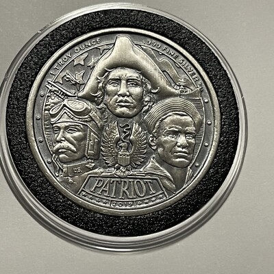 ANTIQUED World War I Patriot Series Coin 1 Troy Oz .999 Fine