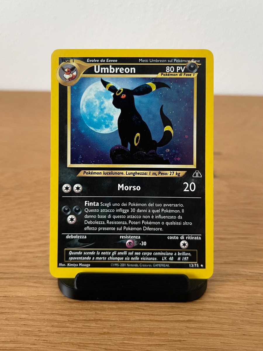 ポケモンカード　ブラッキー　umbreon 13/75 1ed Umbreon 13/75 Neo Discovery Holo for sale online | eBay